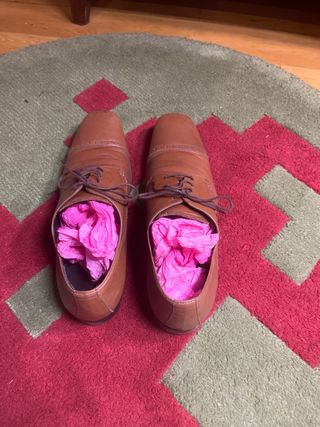 Zapatos de cordones camel Farrutx T.42