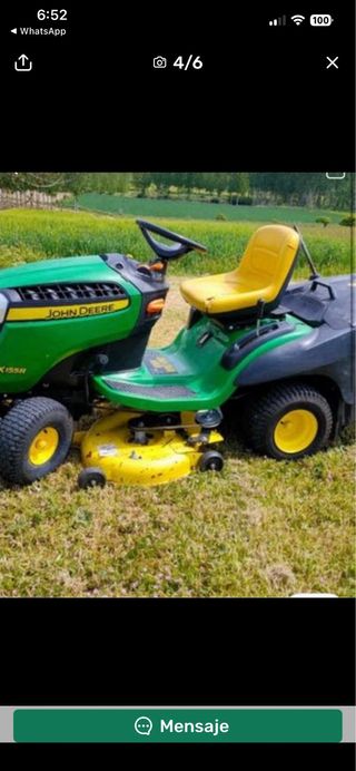 Tractor Cortacésped John Deere Verde