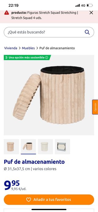 Puff Asiento En du caja