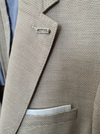 Americana Zara Man Talla 50 Beige