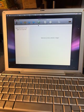 PowerBook G4 para reparar disco duro