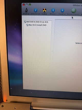 PowerBook G4 para reparar disco duro