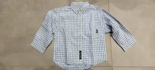 Camicia Timberland a quadri bimbo