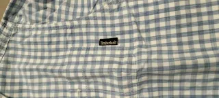 Camicia Timberland a quadri bimbo