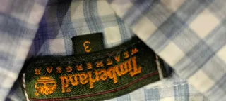 Camicia Timberland a quadri bimbo