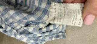 Camicia Timberland a quadri bimbo