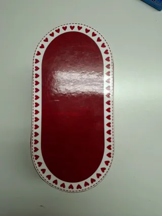 Scatola decorata con renne