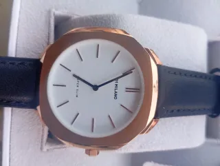 Orologio D1 Milano Super Slim Oro Nero