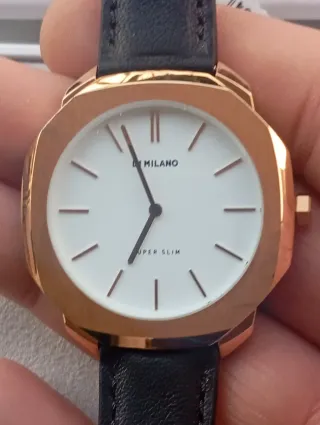 Orologio D1 Milano Super Slim Oro Nero