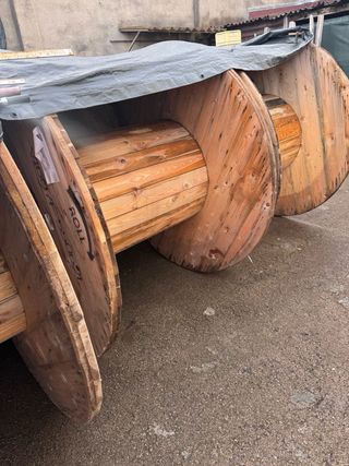 BOBINAS CARRETE MADERA CABLE CHILLPALET