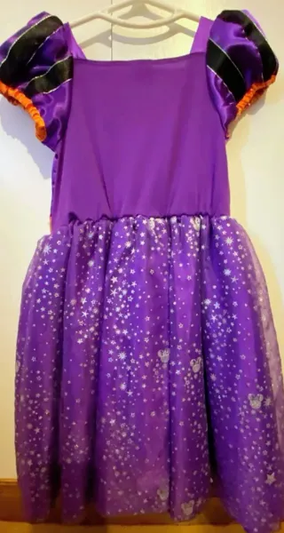 Vestido Minnie Mouse Halloween Morado talla 5/6