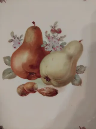 Piatto decorativo Bavaria frutta