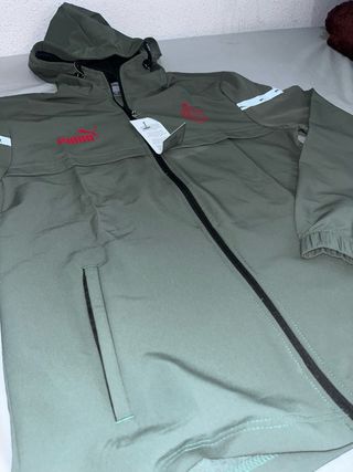 Chándal AC Milan Puma Verde y Rojo