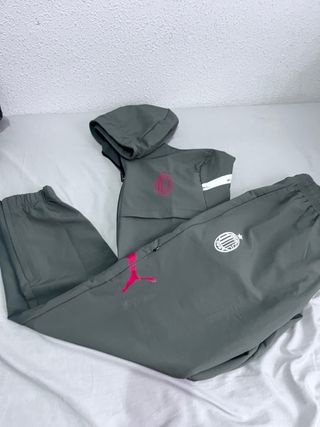 Chándal AC Milan Puma Verde y Rojo