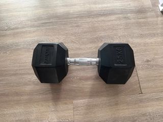 1 Mancuerna 25 KG Hexagonal