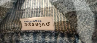 Camicetta bimbo jeans manica corta