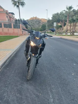 Kawasaki Z900 Naked Negra y Verde