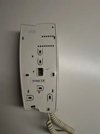 Citofono interno bianco bpt