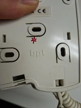 Citofono interno bianco bpt