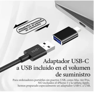 Altavoces USB ADELGO Clip-On PC Negro