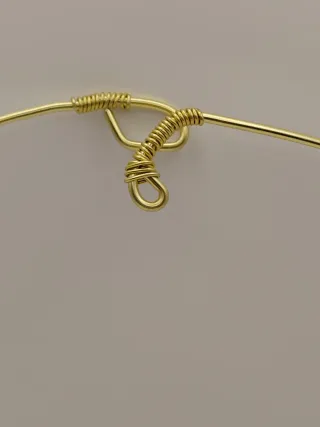 Collana art oro e turchese