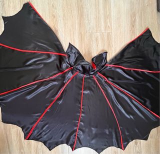 Disfraz murciélago y chaleco calaveras papa&hijo