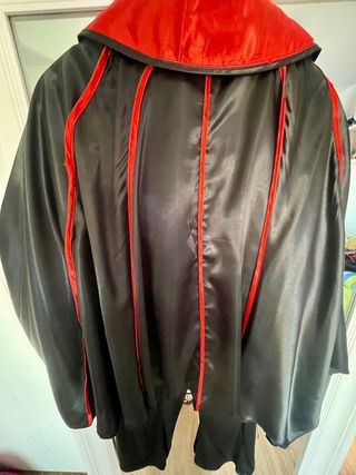 Disfraz murciélago y chaleco calaveras papa&hijo