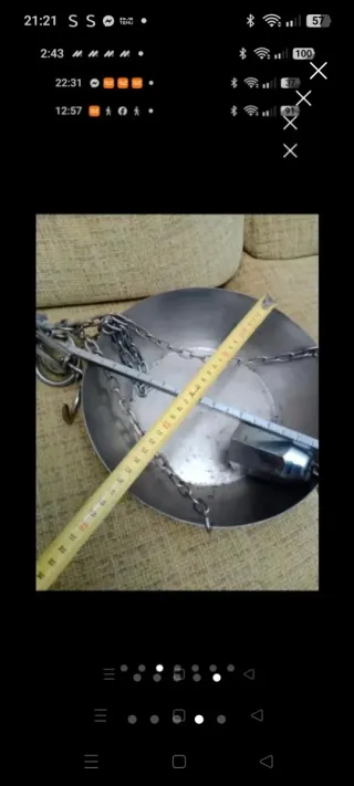 Báscula romana sin estrenar