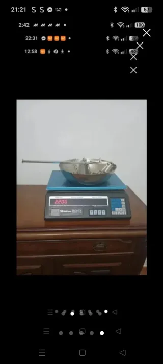 Báscula romana sin estrenar