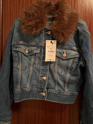 Chaqueta vaquera Zara pelo M