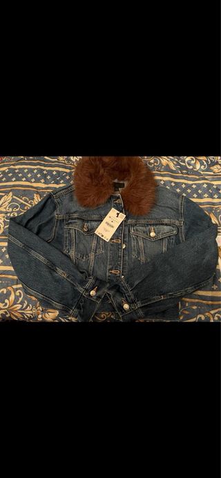 Chaqueta vaquera Zara pelo M