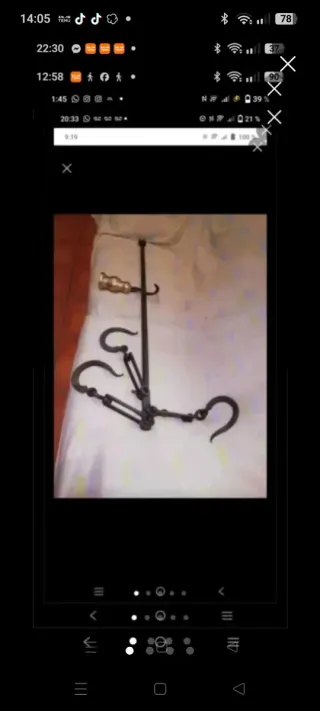 Báscula Romana Antigua 1904