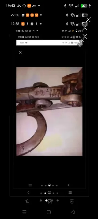 Báscula Romana Antigua 1904