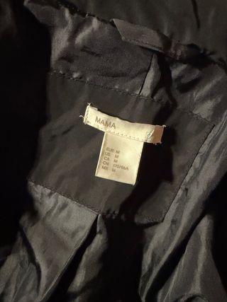 Abrigo premamá H&M negro