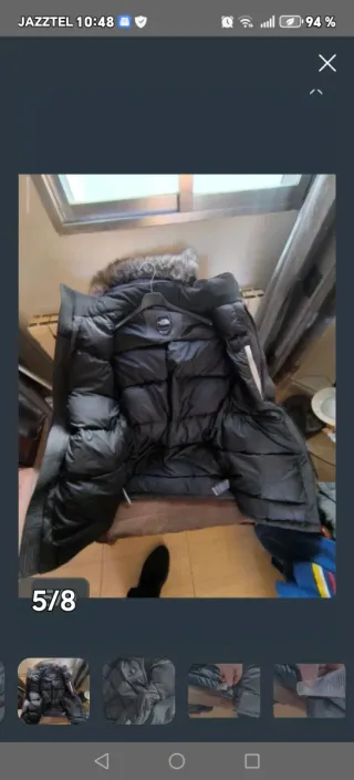 The North Face Parka Talla S Negra