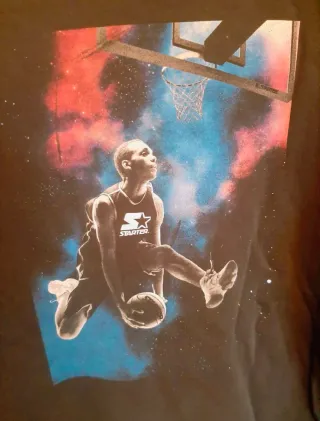 Sudadera Starter Negra Bordada