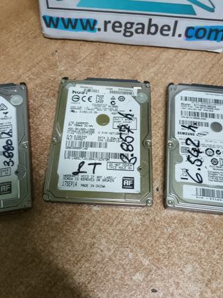 3 Discos Duros HDD 1TB 2.5 Portátil