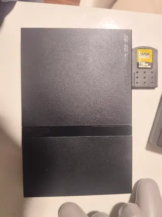 Ps2 Slim Negra con Caja