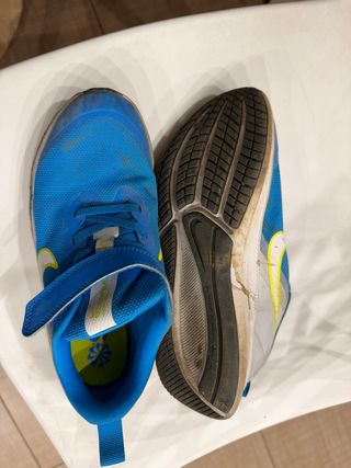 Scarpe Nike bimbo azzurre tg 34