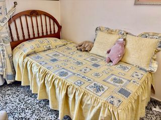 Habitación completa pino con tallado a mano