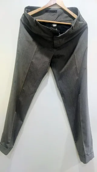 Pantalón mujer Zara gris
