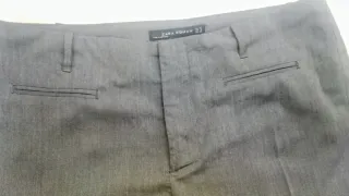 Pantalón mujer Zara gris