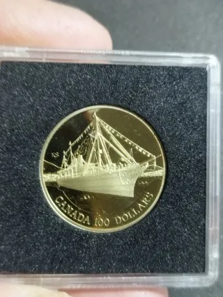 Moneda Oro Puro Canadá 7.78g