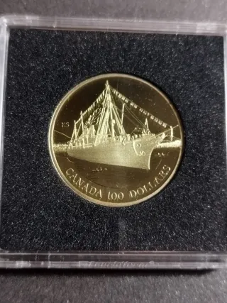 Moneda Oro Puro Canadá 7.78g