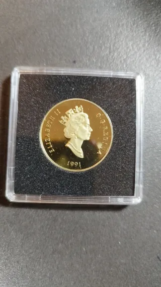 Moneda Oro Puro Canadá 7.78g