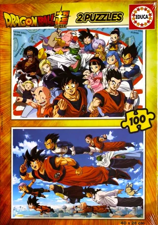 Puzzle Dragon Ball Super 2x100 piezas Educa