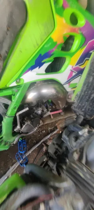 Honda CR 250 2001 y Kawasaki KX 125 1990