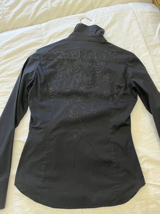 Camisa Replay Negra Talla S