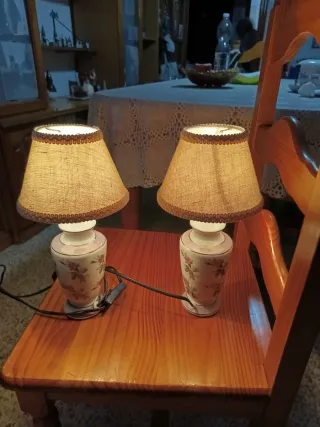 Dos Lámparas de Mesa