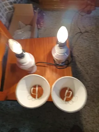 Dos Lámparas de Mesa